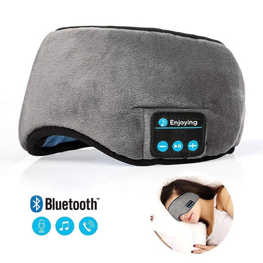 Antifaz para Dormir con Auriculares Bluetooth – Relájate con Música y Comodidad