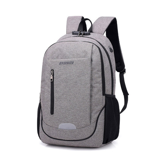 Mochila Inteligente Casual de Negocios – Diseño con Cerradura, Interfaz USB y Gran Capacidad