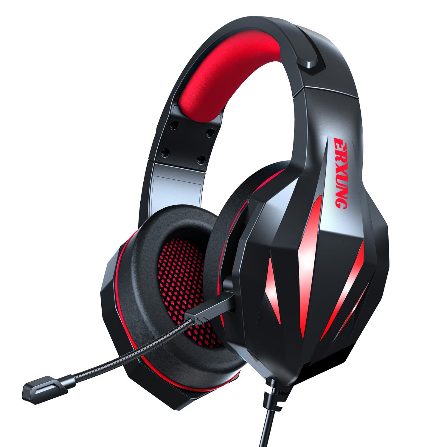 Headset Gaming con Cable – Sonido Envolvente y Micrófono Integrado 🎧🔥