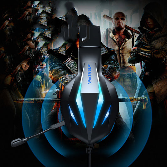 Headset Gaming con Cable – Sonido Envolvente y Micrófono Integrado 🎧🔥