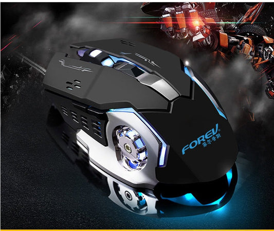 Ratón Gaming Mecánico con Cable USB – FV-502 con Iluminación RGB 🎮🔥