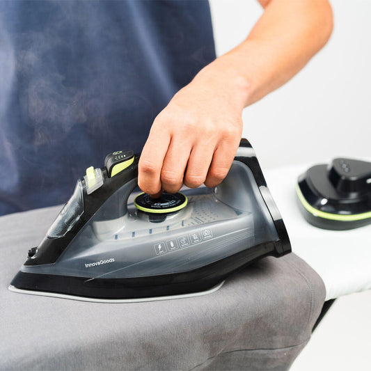 Plancha de Vapor Sin Cable 2 en 1 – 2400W, Golpe de Vapor 20-30 g/min